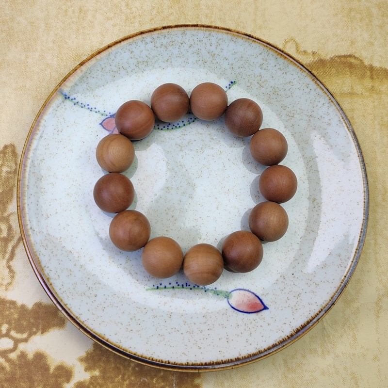 枣木手串原色不上漆老木料雕刻出行平安护身随身精雕手工打磨文玩