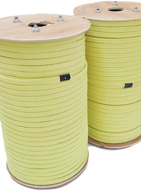 10X3mm钢化炉高温绳芳纶高温绳 辊F道绳 玻璃厂隔热防烫阻燃防火