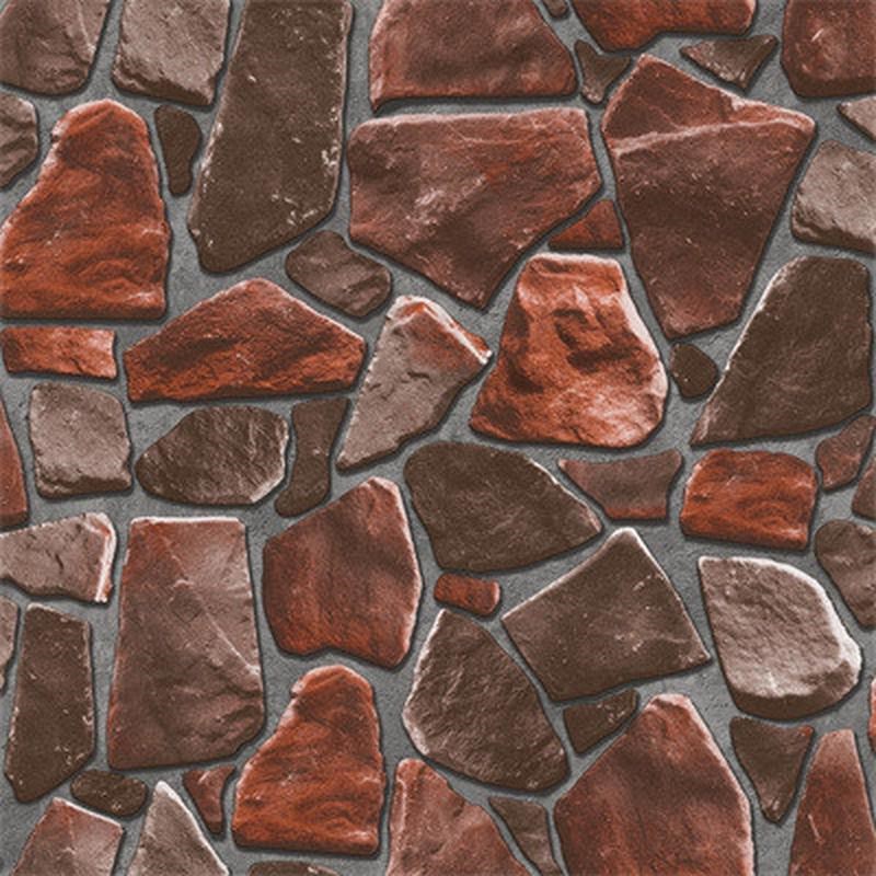 3d立体防水砖纹装饰墙纸客厅餐厅翻新彷真U石头纹背景壁纸