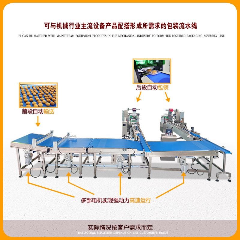 一拖二上升式智能装包装设备 饼干动托包装理料装线 自X247理料包