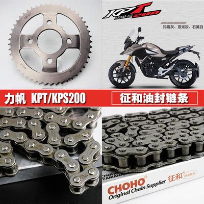 力帆KPT/KPS200/LF200-10R/L征和油封链条链盘套装大小飞链轮套链