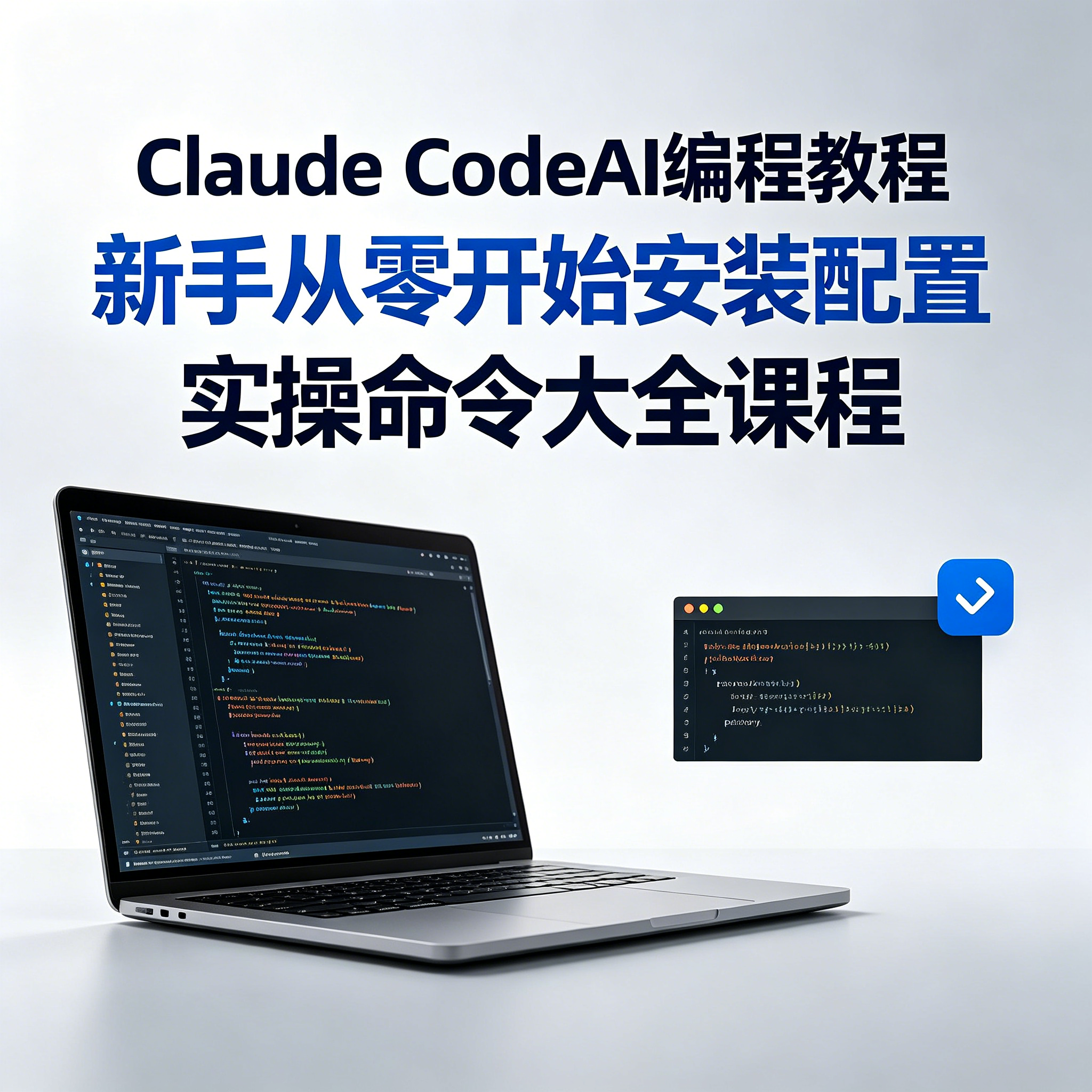 Claude CodeAI编程教程新手从零开始安装配置实操命令大