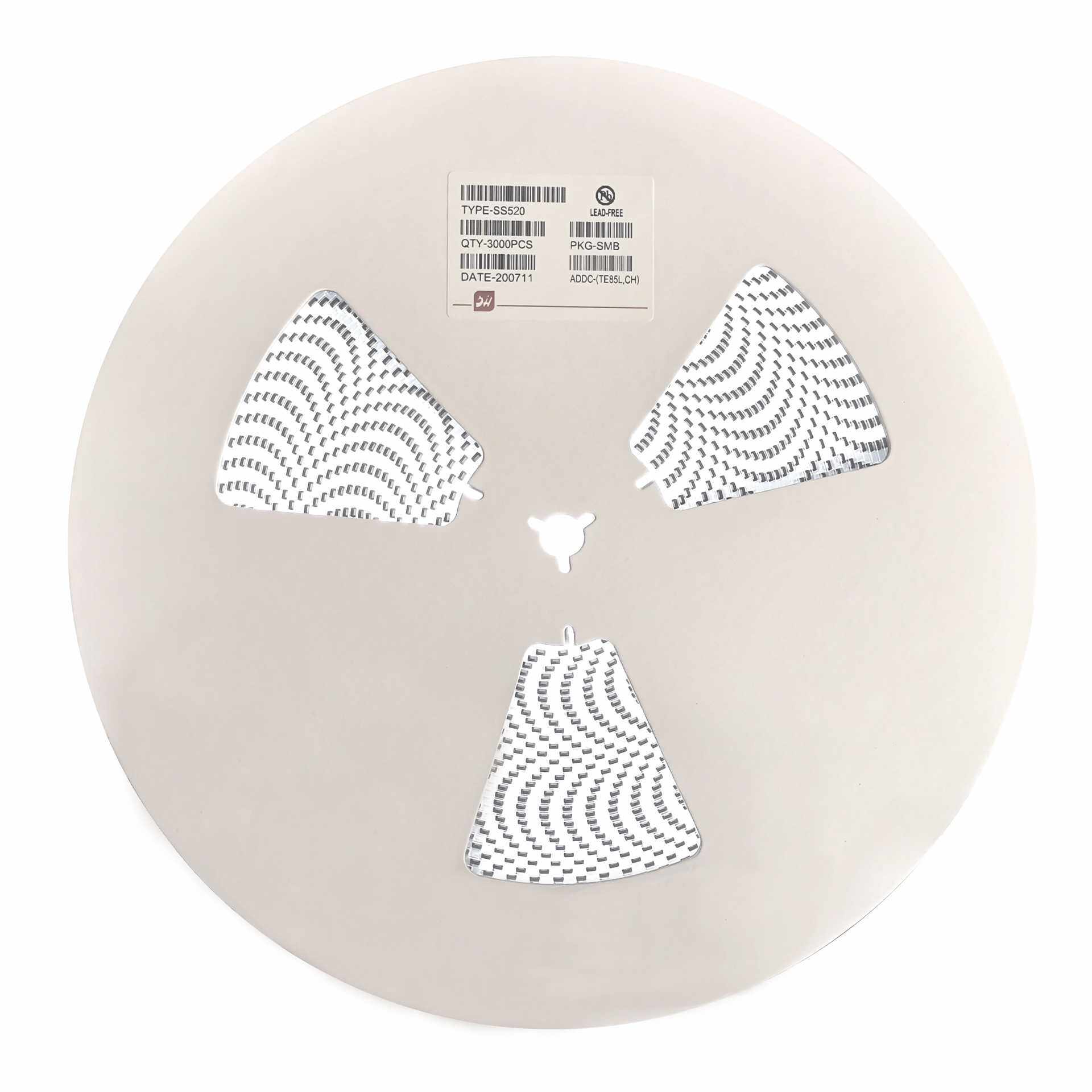 贴片肖特基二极管  SS520 SMB 真正源头工厂 质量保障 一站式配单