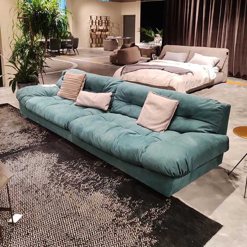 意式极简Baxter云朵布艺沙发设计师Milano米兰北欧羽绒小户型沙发