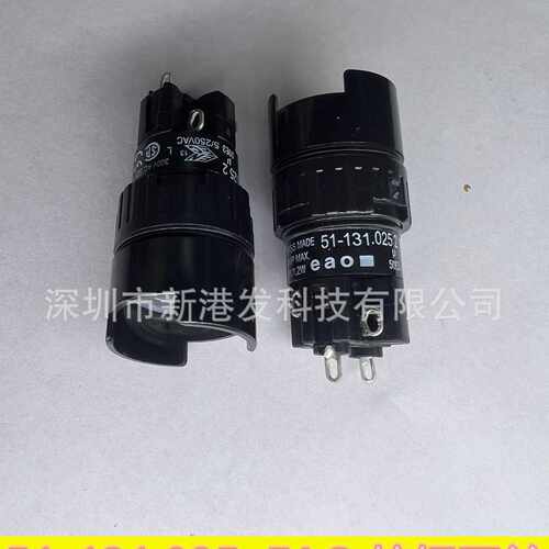 51-131.0252 按钮开关 EAO51 16.2 mm SPST-常开SPST-常闭瞬态