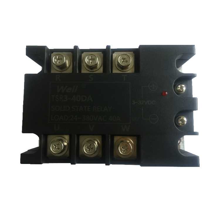 Well唯乐三相固态继电器 TSR3-40DA   SSR工厂直销