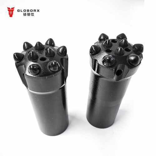 矿山地下开采隧道掘进风动凿岩 9颗珠45mm-R32螺纹钨钢球齿钎头