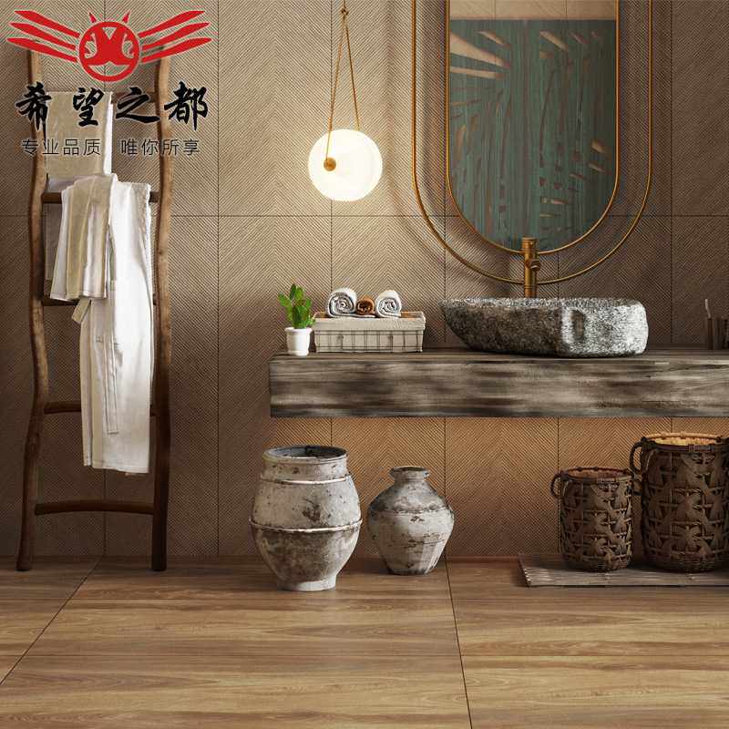 微水泥瓷砖客厅哑光地砖400*1200mm工艺面卫生间墙砖仿古砖