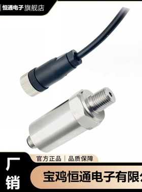 BP156精巧型压力传感器 陶瓷芯体 M12连接器 带公母插头
