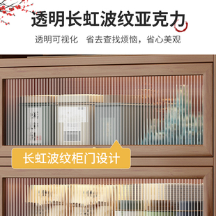 茶叶柜置物架茶叶架展示柜摆P件柜茶室隔断收纳 博古架实木新中式