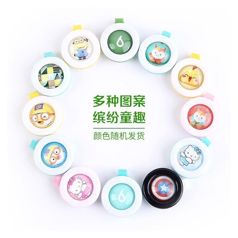 可爱卡通驱蚊扣防蚊手环婴儿童少女宝G宝户外驱蚊神Y器随身防蚊子