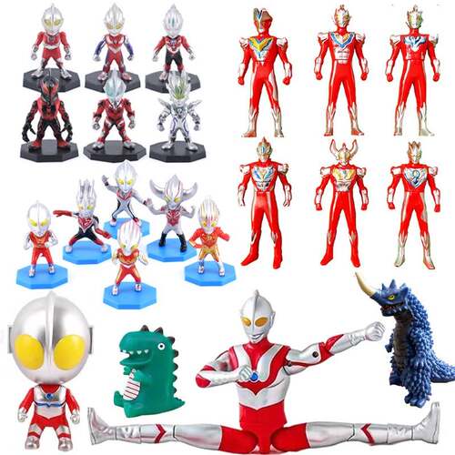 生日蛋糕装饰摆件Q版钢铁飞龙扭蛋多关节可动初代男孩恐龙小怪兽