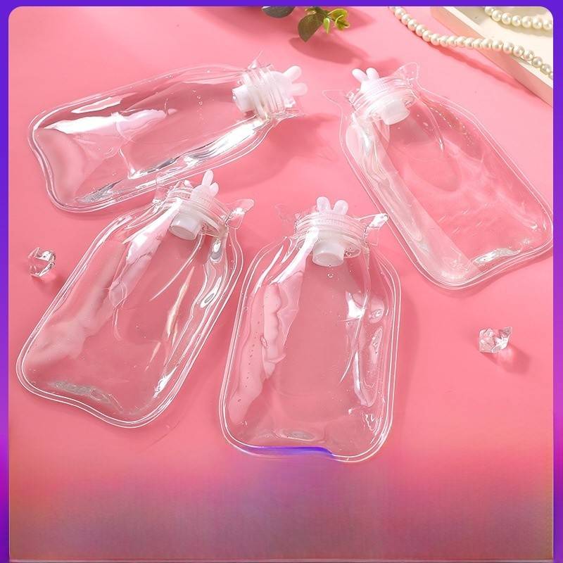 迷你热水瓶可爱透明高密度Pvc暖手袋可定制礼品热水瓶暖手宫殿暖