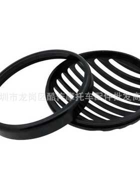适用Harley 48/883/1200 Dyner/softtail black grille lampshade