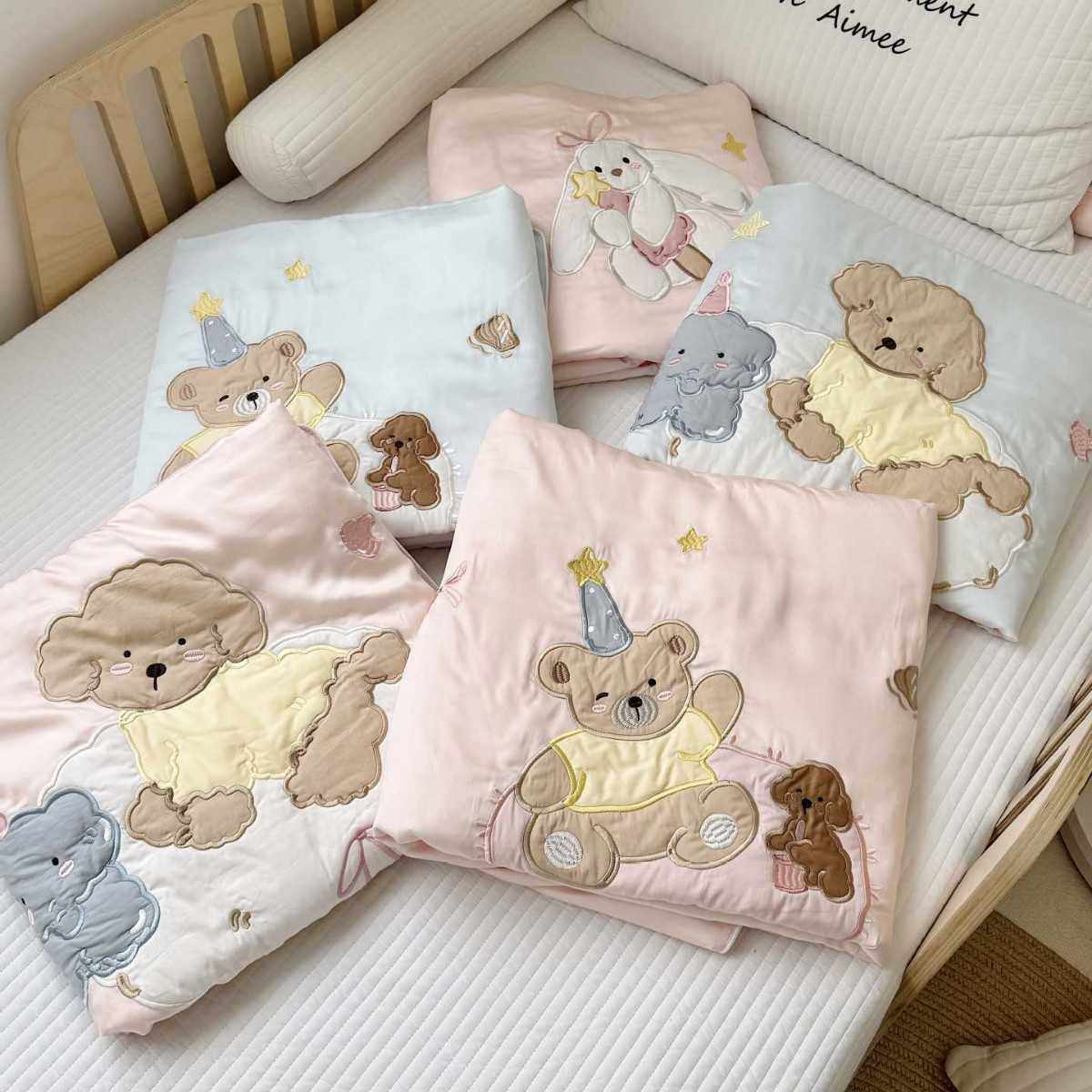 A类宝宝天丝双宫蚕丝被婴幼儿夏被被芯被套床单枕套可拆洗耐用,电子元器件市场,其它元器件,淘宝优惠券,粉丝福利购,淘宝优惠卷