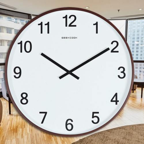 20英寸超大号静音大挂钟现代简约50cm教室挂表客厅石英钟表办公室