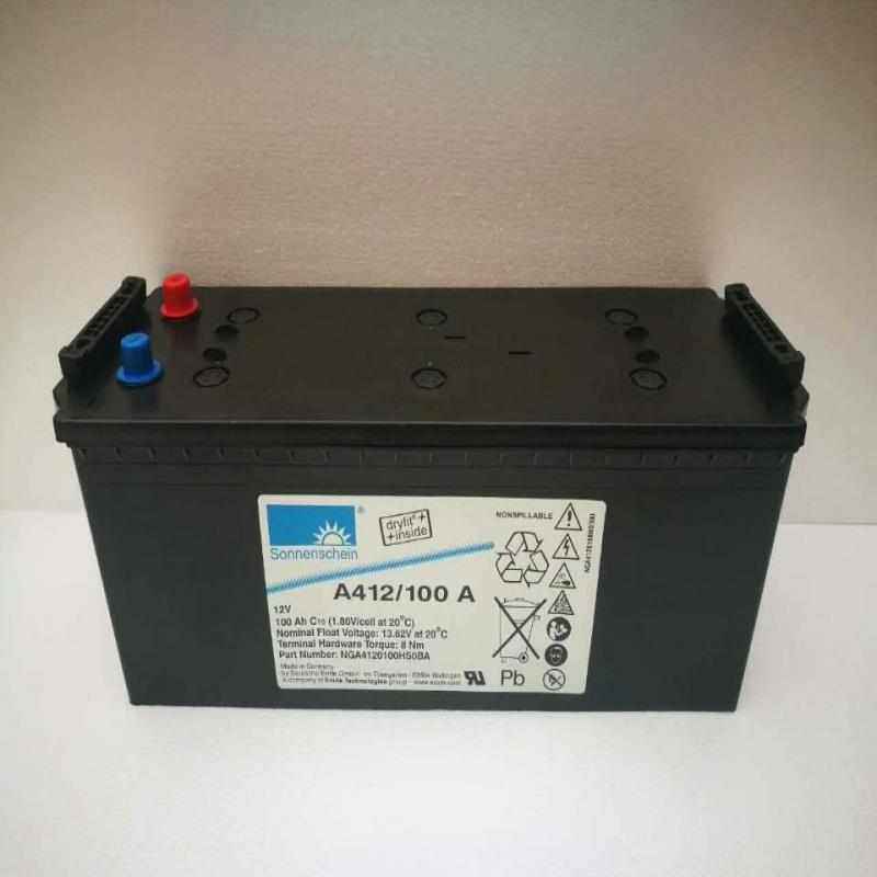 德国阳光蓄电池A412/100通讯12V100AH基站直流屏机房UPS应急电源