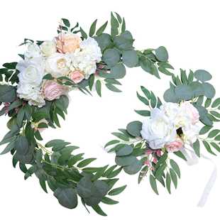 婚庆装 饰 饰仿真花929 玫瑰牡丹迎宾牌装 实价 930仿真花 婚庆拱门