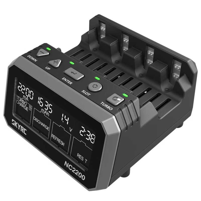 SKYRC NC2200 5号 7号镍氢/镍铬电池智能充电器 支持电池内阻检测