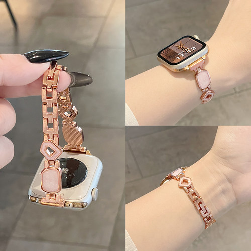 靓戴vivowatchgt2表带鎏金细闪