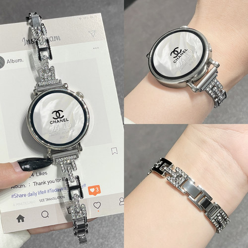 靓戴小米watchs5表带金属H镶钻