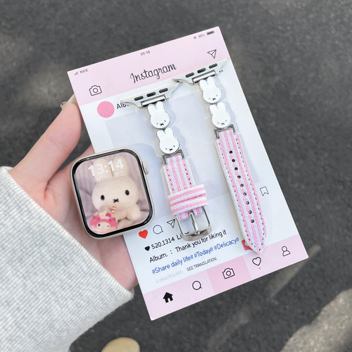 靓戴华为手表fit5表带可爱米菲兔