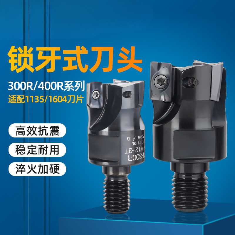 BAP锁牙式铣刀头300R螺纹锁牙头1135立铣刀头400R抗震铣刀杆1604