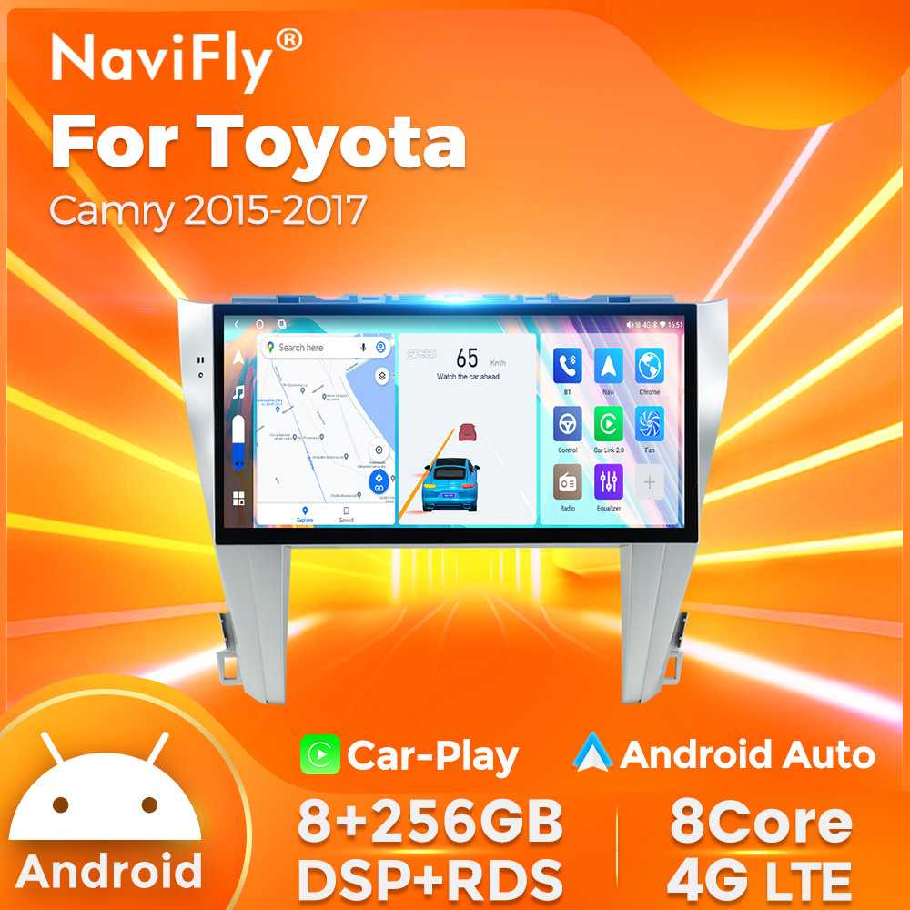 适用丰田Toyota Camry 2015-2017改安卓系统车载多媒体蓝牙导航屏