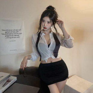 2025新款 性感睡衣女款 高级感纯欲风蕾丝吊带睡裙家居服