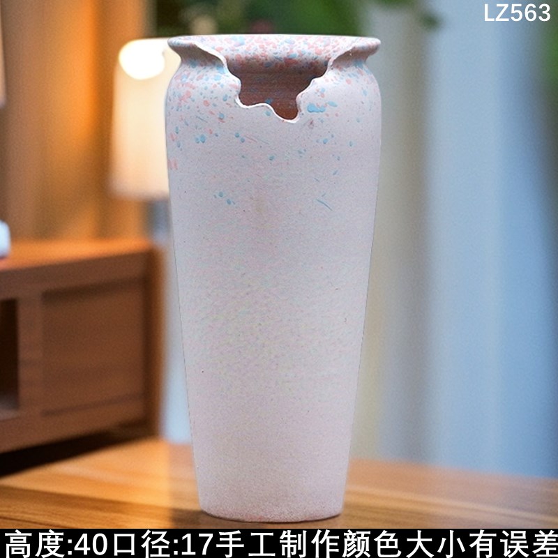 鱼尾花盆陶罐室内粗陶陶r瓷盆户外新款加厚多肉花盆特大号三角梅