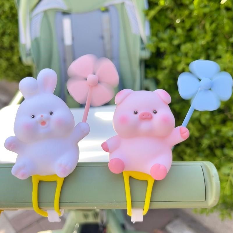宝宝婴儿车风车装饰小配件猪挂件婴儿推车扶手玩具挂件可固定安全,家居饰品,装饰摆件,淘宝优惠券,粉丝福利购,淘宝优惠卷