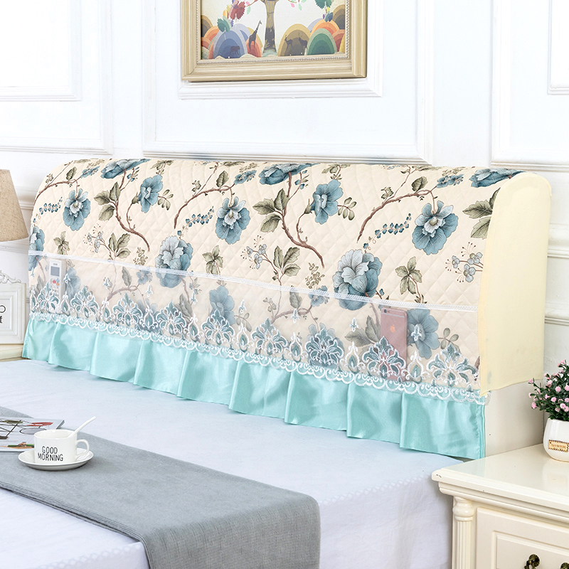 全包床头罩夹棉床头套罩1.s5m1.8m2m实木皮床靠背软包防尘罩保护