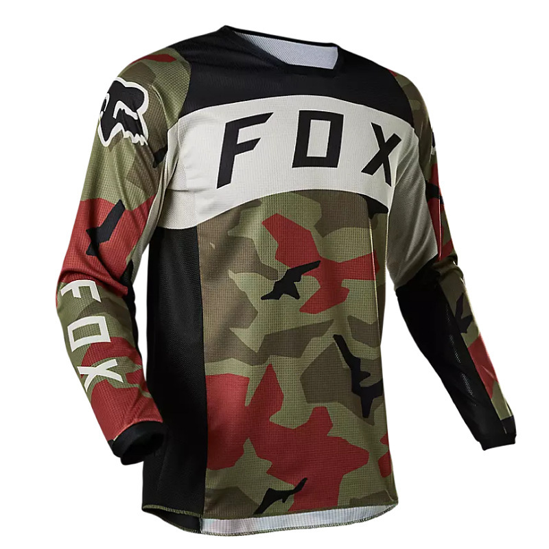 新款FOX速降服狐狸头山地自行车骑行服男夏季越野摩托赛车服通用
