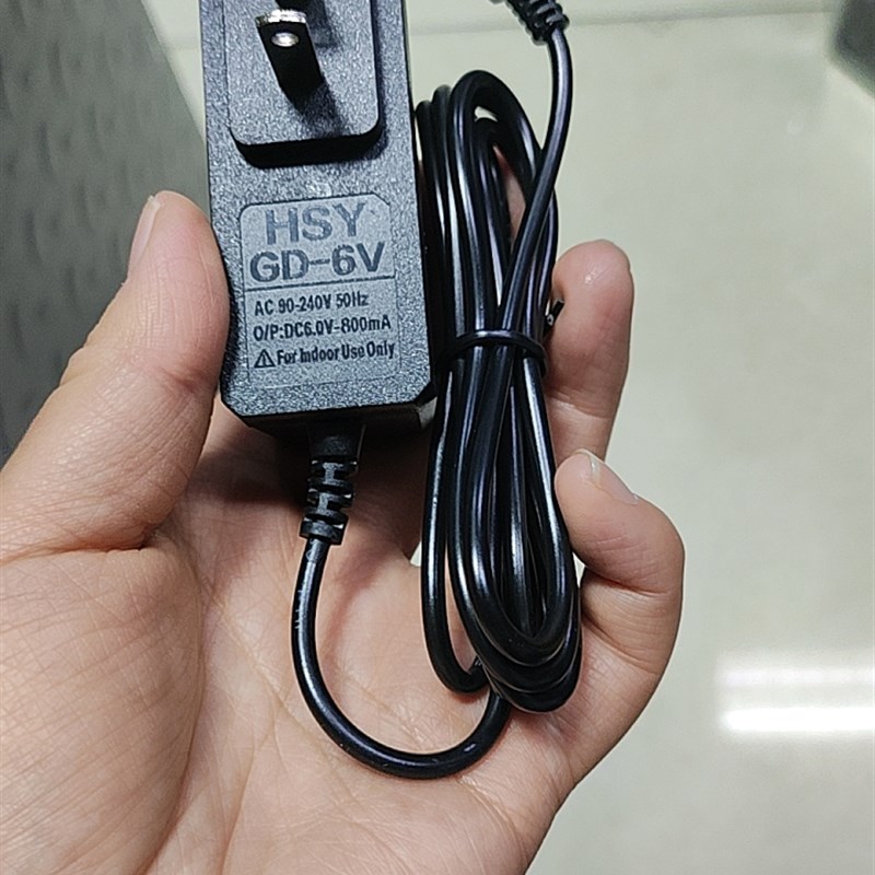 电子秤充电器6V电源线通用商用计价秤M折叠秤圆头充电器包邮