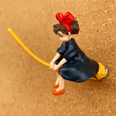 按钉装 1个 童话扫把小女巫立体精致图钉 饰软木板留言照片墙