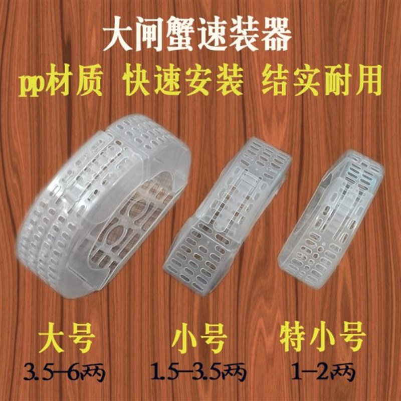 大闸蟹速装器1000个整箱包邮绑蟹C神器螃蟹速装盒河蟹卡扣免扎棉