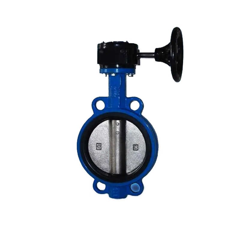 丰稚涡轮对夹蝶阀D371X型手动对R夹蝶阀DN50