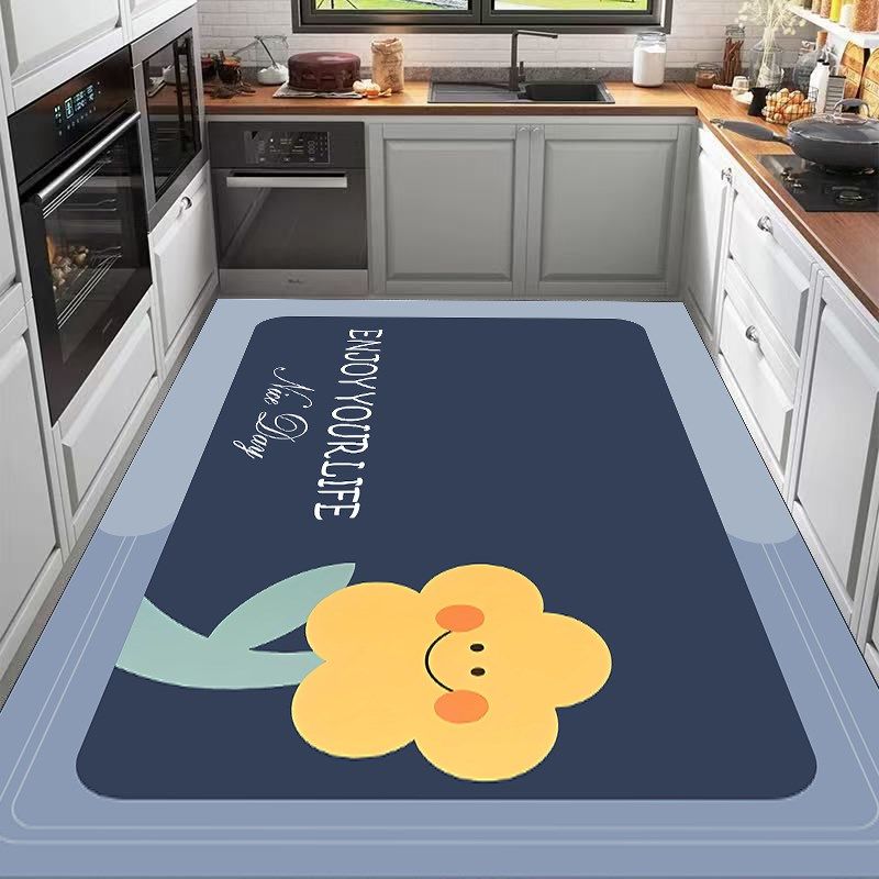 硅藻泥满铺厨房地垫防滑防油吸水脚垫家用耐脏可擦免洗地毯可裁剪,居家布艺,厨房地垫,淘宝优惠券,粉丝福利购,淘宝优惠卷