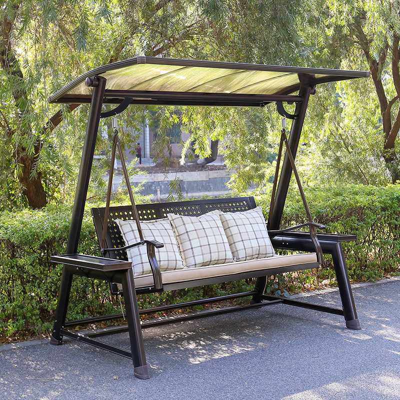 秋千户外铸铝太阳能吊椅阳台休闲椅室内家用室外庭院双人铁艺摇椅,3C数码配件,摄像机配件,淘宝优惠券,粉丝福利购,淘宝优惠卷