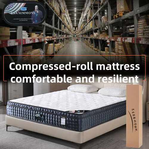 跨境弹簧床垫Hotel pocket spring mattress memory foam mattres