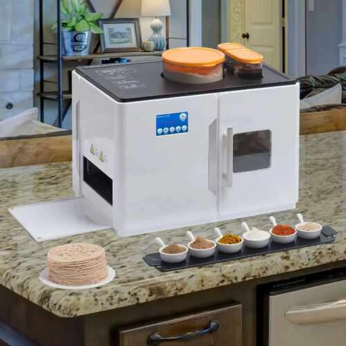 可定制 2024外贸热销 智能全自动美规欧规英规 ROTI MAKER 烤饼机