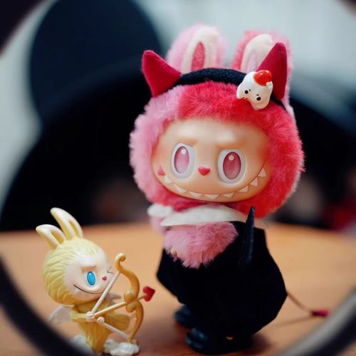 拉布布labubu小恶魔套装娃衣前方高能3.0棉花娃娃衣搪胶公仔着替