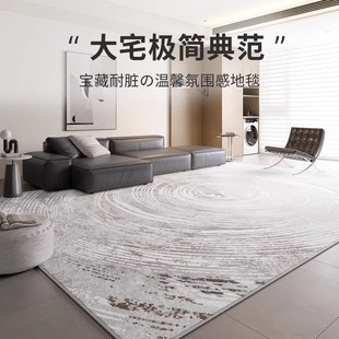 轻r奢高级免洗可擦防水全铺床边家用卧室地垫 地毯客厅2024新款