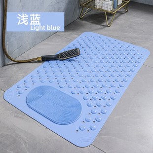 浴室防滑垫高级感淋浴房卫u生间脚垫洗澡儿童老人按摩吸盘地垫耐
