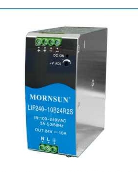 金升阳Mornsun 体积小 导轨式AC/DC电源 12V/16A LIF240-10B48R2S