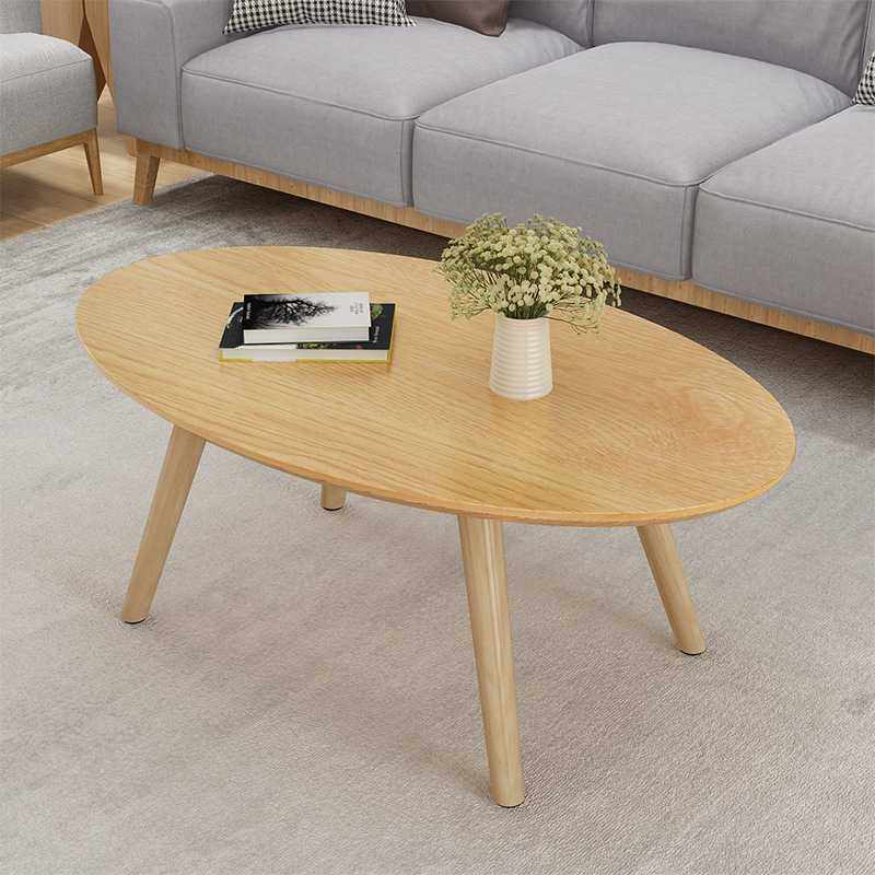 北欧实木茶几边几简约现代客厅小户型创意家用圆形小桌子组合茶桌