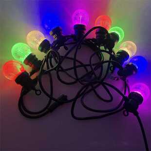 LEDG50气泡灯球串灯串水晶球气泡球户外庭院星空多彩装饰灯