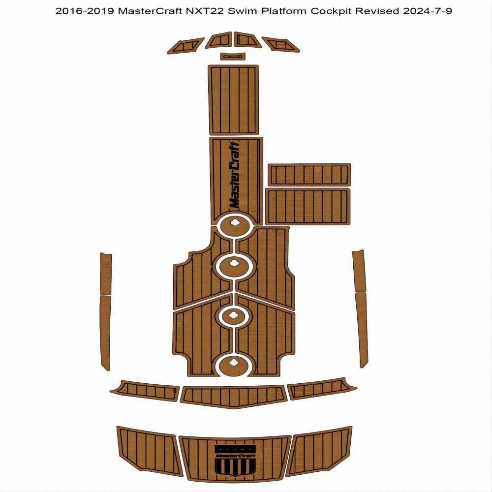 2016-2019 MasterCraft NXT22 游艇船舶EVA柚木地板eBay热销