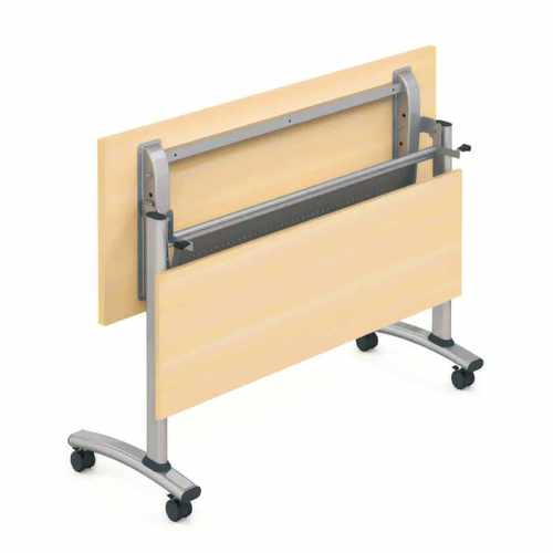 中山尚美优品折叠桌培训桌条桌可折叠可移动翻板办公会议厂家