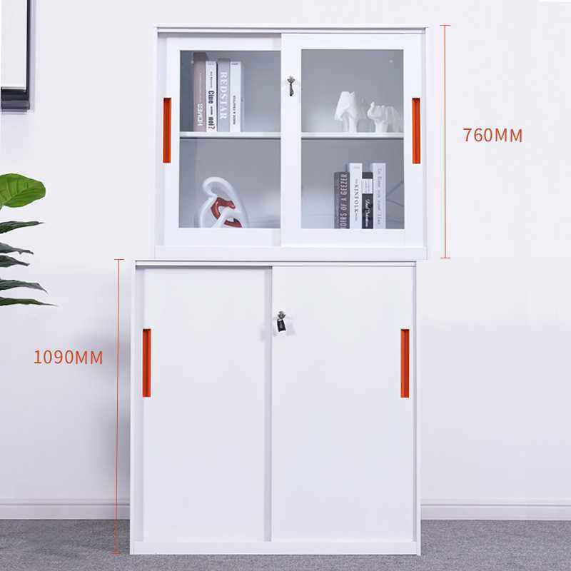 带锁办公室文件柜铁皮柜矮柜资料档案柜推拉移门储物柜玻璃门书柜,电子元器件市场,其它元器件,淘宝优惠券,粉丝福利购,淘宝优惠卷